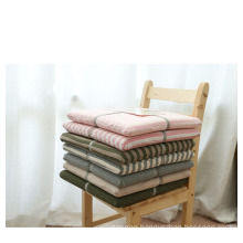 Supersoft  Cotton Cushion Cover with Zipper for Bed Spring Striped Decorative Cushions for Home Decor